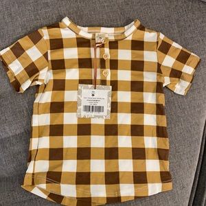 Kate Quinn NWT short sleeve basic Henley tee